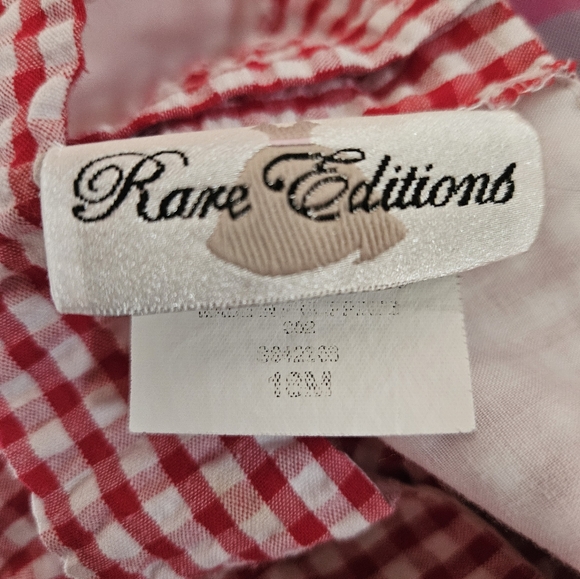 Rare Editions Red, White & Blue Polka Dot Dress ❤️ 18 Months - Picture 5 of 5